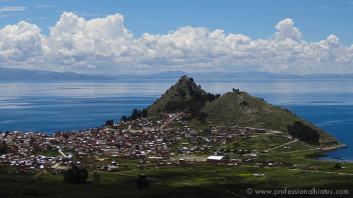 View of Copacabana, Bolivia