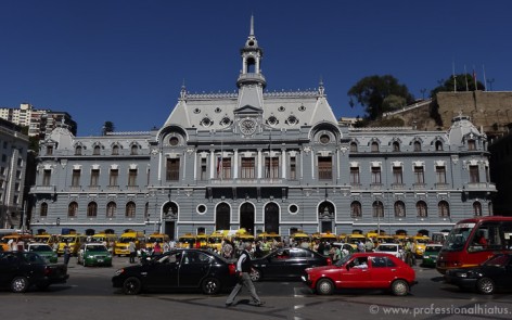 Naval command building in Plaza Sotomayor