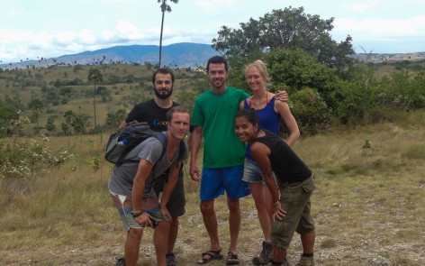 Group shot on Komodo Island