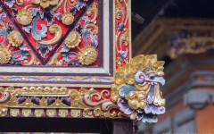 Detail view of a Royal Family temple - Bali