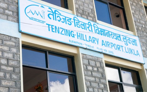 Tenzing Hillary Airport in Lukla, Nepal