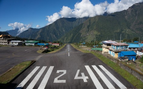 Runway in Lukla