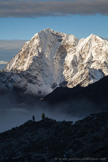 Dawn view of the Himalayas from Kala Patthar