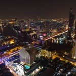 Nightscape taken from lebu at State Tower - Bangkok