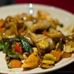 Drunken noodles - prepared during a cooking class