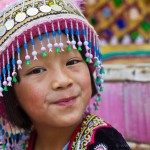 Thai girl in traditional clothing